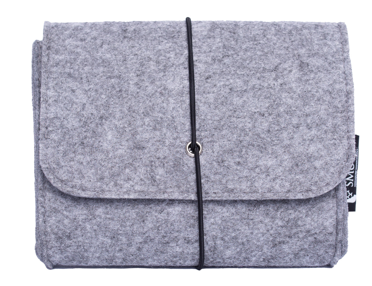 PU and Felt Laptop Sleeve with Pouch. The SMU Shop