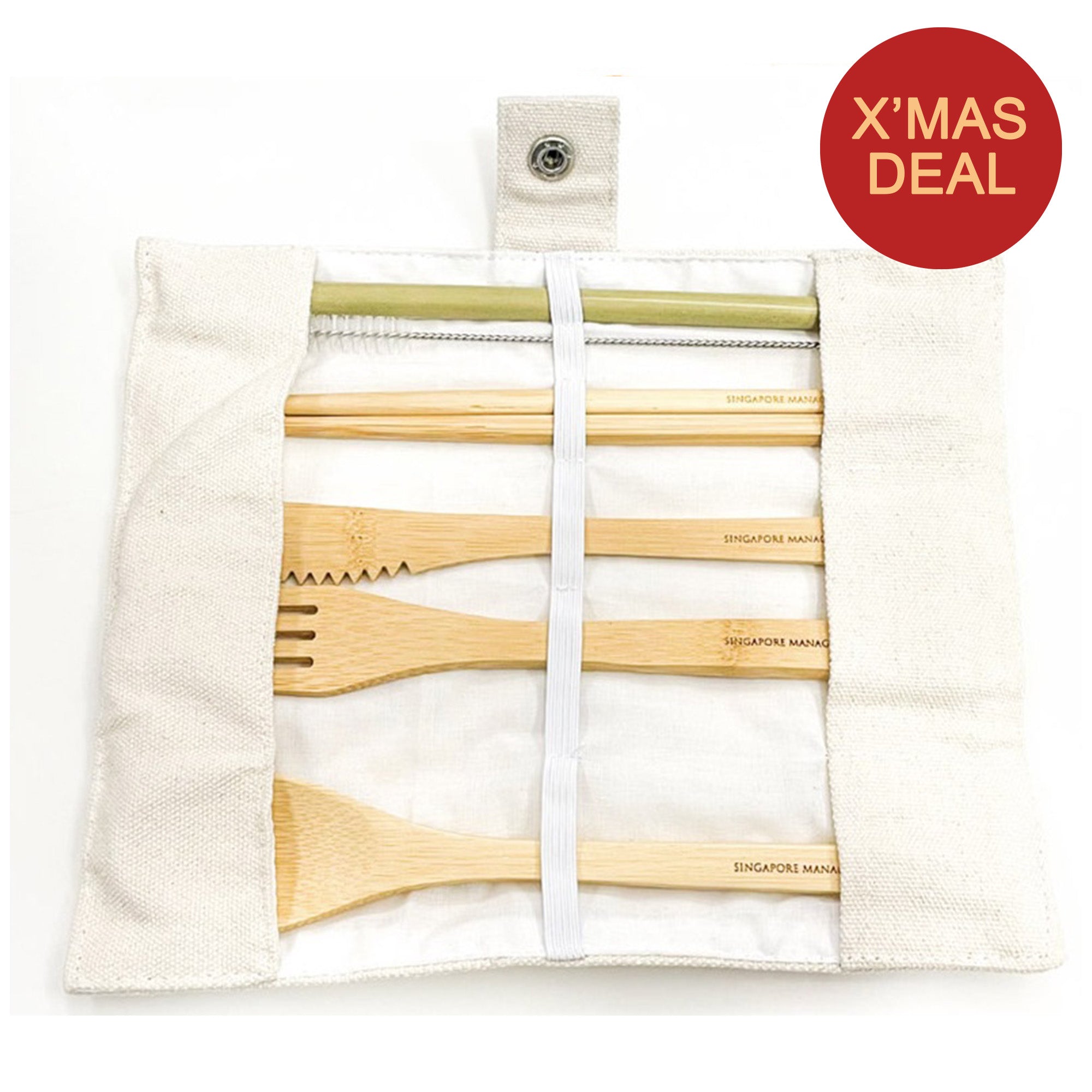 Bamboo Cutlery Set.