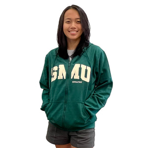 SMU Zip-up Hoodie