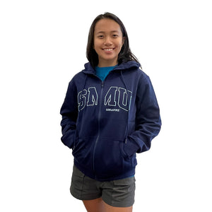 SMU Zip-up Hoodie