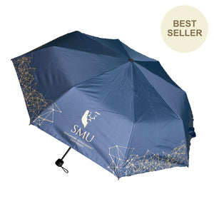 Folding Umbrella with UV Protection and dual function bag.